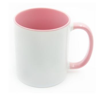 Keramiktasse 'Two Tones' für Sublimation Rim & Handle